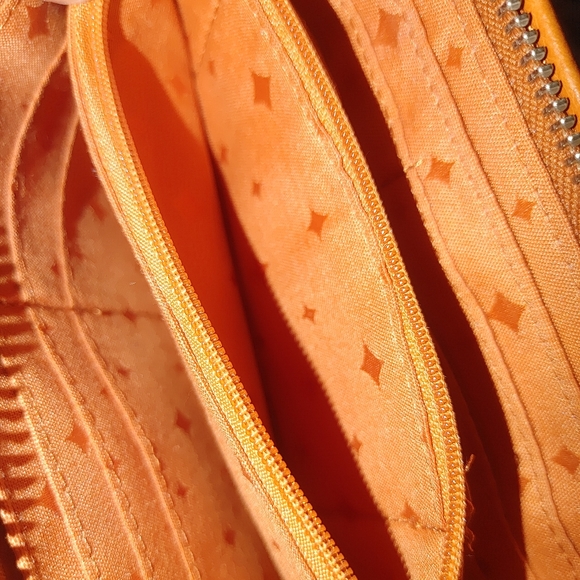 ʕ·ᴥ·ʔ Fossil Wallet Orange Leather - Picture 7 of 9